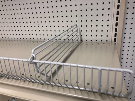 Gray Steel Shelf Divider 3 in. H X 15 in. L 20 pk For Cheap