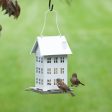 Perky-Pet Wild Bird 2.8 lb Metal Farmhouse Bird Feeder 4 ports Fashion