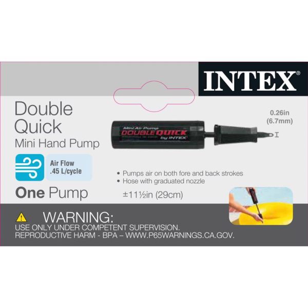 Intex Air Pump 16 in. H X 5 in. W X 2 in. L For Cheap