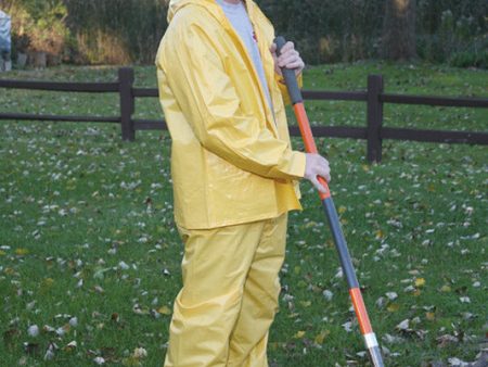 Boulder Creek Yellow Vinyl Rain Suit Medium Supply