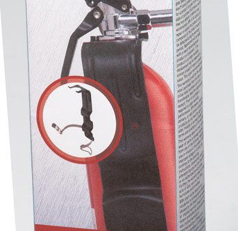 First Alert Black Steel Fire Extinguisher Bracket 3.63 in. L 2.5 lb Fashion