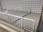 White Steel Shelf Divider 3 in. H X 16 in. L 20 pk For Sale