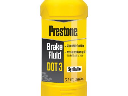 Prestone DOT 3 Brake Fluid 32 oz Online Sale