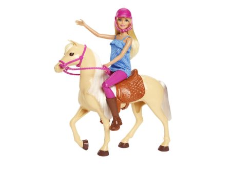 Barbie Doll and Horse Multicolored 3 pc For Discount