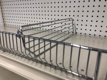 Silver Steel Shelf Divider 3 in. H X 13 in. L 20 pk Cheap