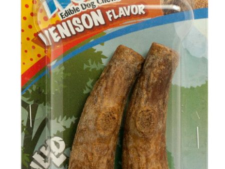 Nylabone Nubz Venison Chews For Dogs 2.8 oz 4.3 in. 2 pk For Discount