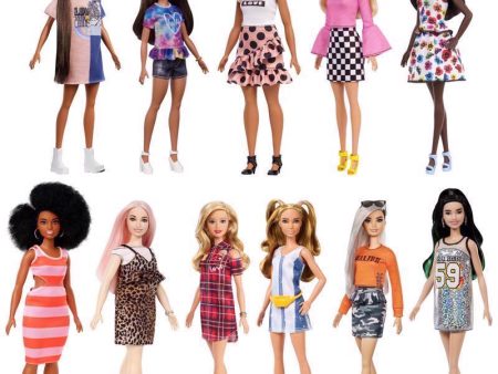 Barbie Fashionista Doll Assortment Plastic Polyester Multicolored Supply