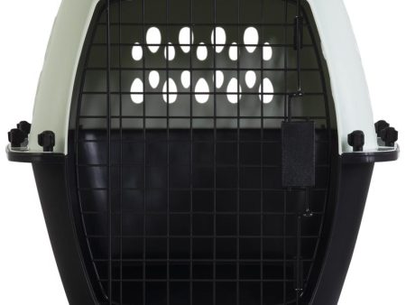 Aspen Pet Pet Porter Plastic Pet Carrier Black Gray 14.5 in. H X 16.7 in. W X 24 in. D Fashion