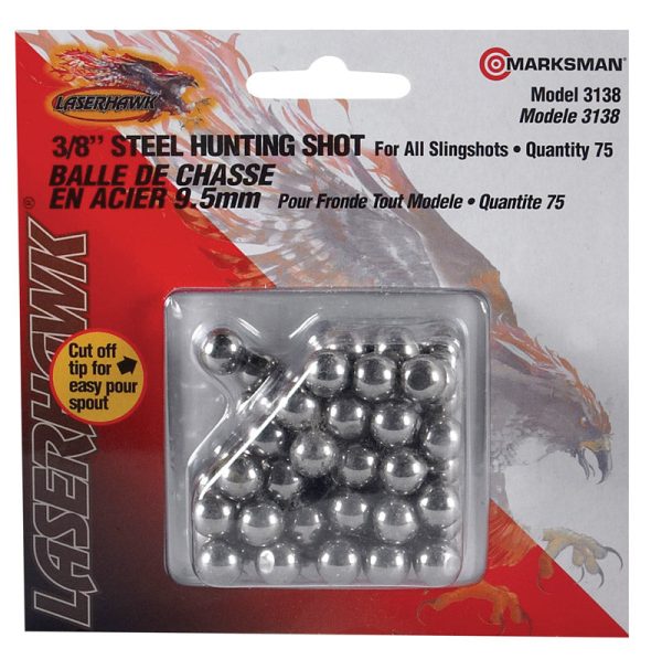 Marksman Laserhawk 3 8 in. Slingshot Ammunition Sale