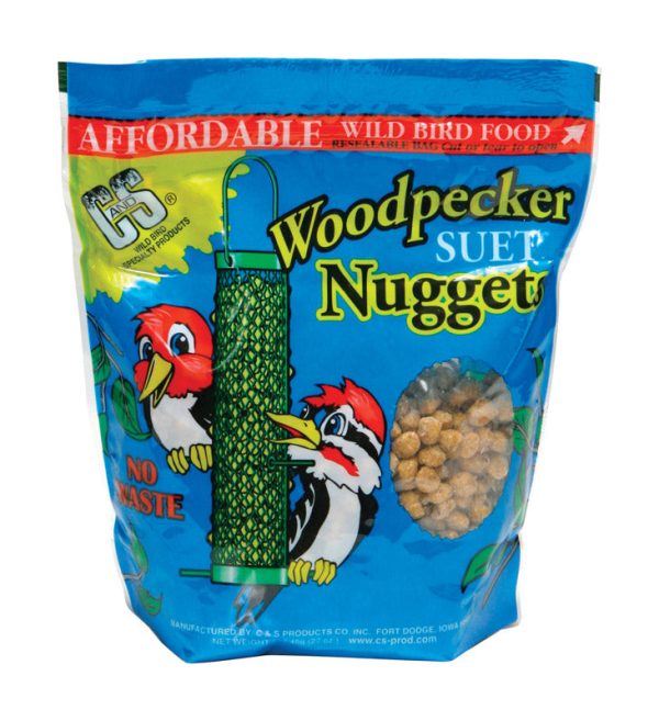 C&S Woodpecker Corn Suet Nuggets 27 oz Fashion