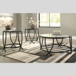 Glass Round Coffee Table Set on Sale