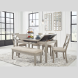 Storage Wooden Dining Set - Parellen Cheap