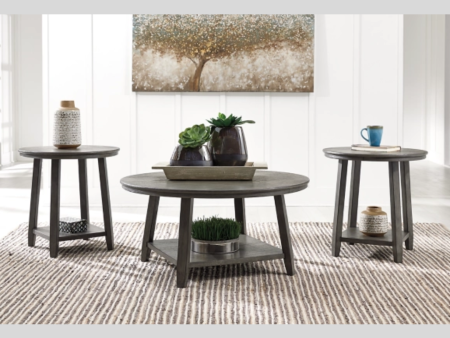 Ashley Wooden Coffee Table Set - Caitbrook Online Sale