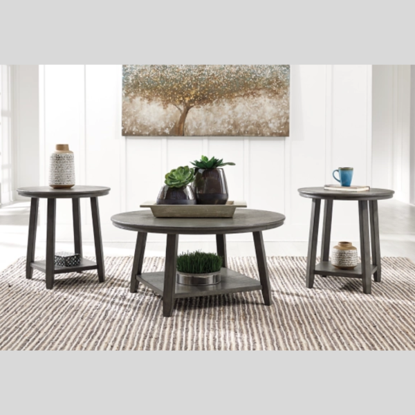 Ashley Wooden Coffee Table Set - Caitbrook Online Sale