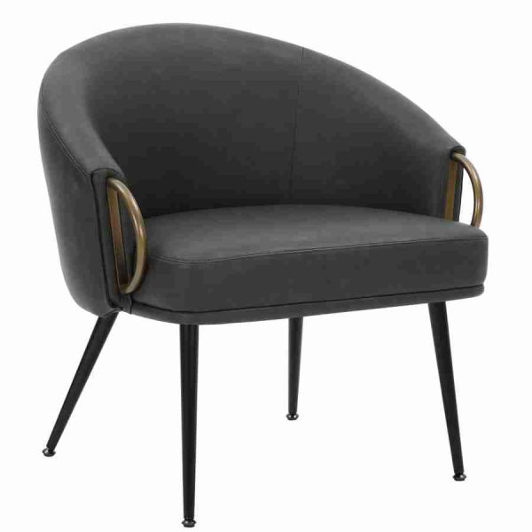 Accent Chair in Faux Leather- Available In 2 Colors For Cheap