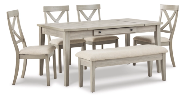 Storage Wooden Dining Set - Parellen Cheap