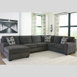 Ashley Sectional with Chaise-Ballinasloe Discount