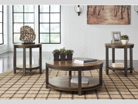 Ashley Wooden Coffee Table Set Sale