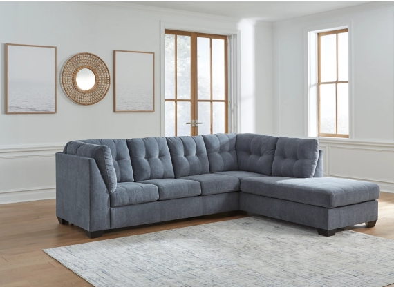 Ashley Fabric Grey Sectional-Marleton Sale