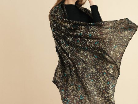 SF1345-GRN - Lady Winter Large Shawl Wraps Online