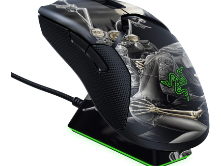 Biker Skeleton Full Moon Tattoo | Skin For Razer Viper Ultimate Sale