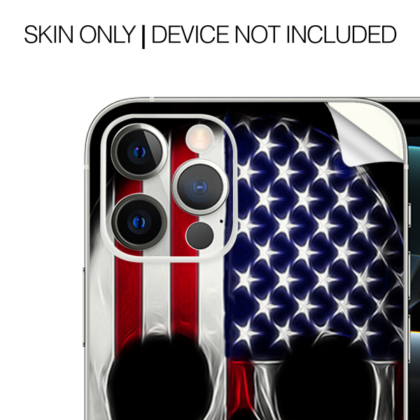 American Skull Flag In Skull | Skin For Apple iPhone 12 Pro Max For Sale