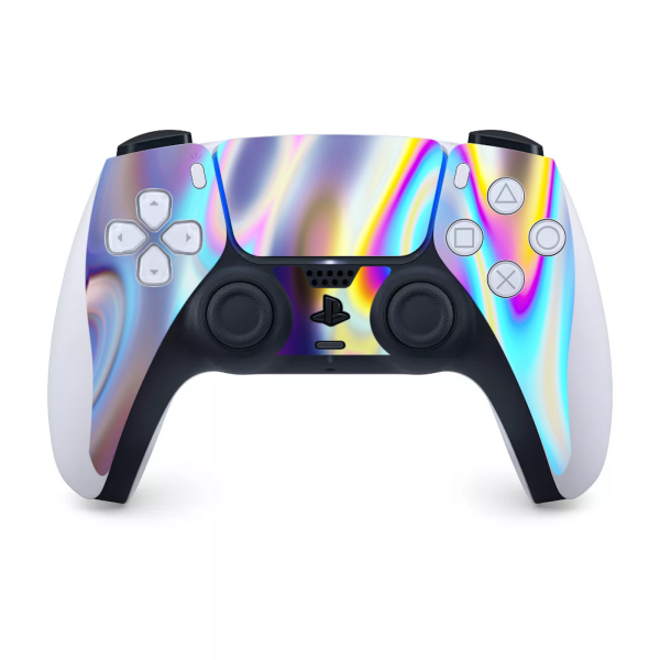 Opalescent Resin Marble Oil Slick | Skin For Playstation 5 Console Sale