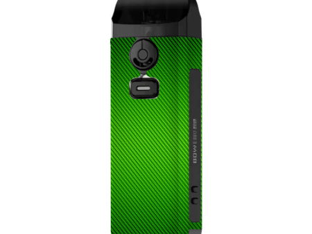 Lime Green Carbon Fiber Look | Skin For Smok Nord 4 Online