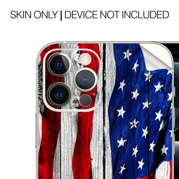 American Flag On Wood | Skin For Apple iPhone 12 Pro Max Online