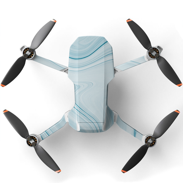 Baby Blue Ice Swirl Marble | Skin For DJI Mavic Mini 2 Discount