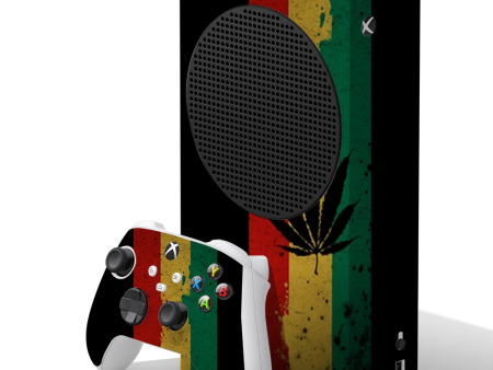 Rasta Weed Pot Leaf Red Gold Green | Skin For Xbox Series S Sale