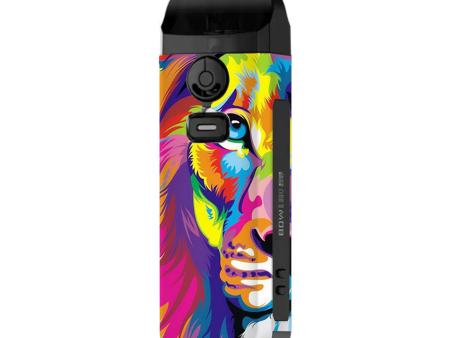 Colorful Lion Abstract Paint | Skin For Smok Nord 4 Hot on Sale