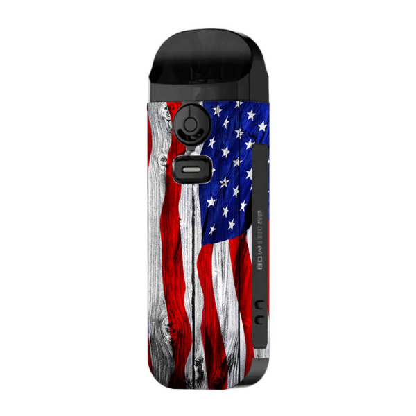 American Flag On Wood | Skin For Smok Nord 4 Online now