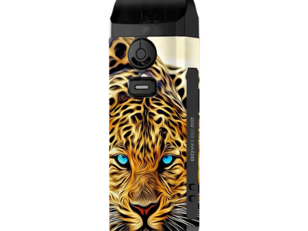 Leopard With Blue Eyes | Skin For Smok Nord 4 For Sale