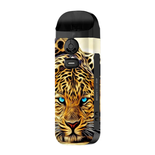 Leopard With Blue Eyes | Skin For Smok Nord 4 For Sale