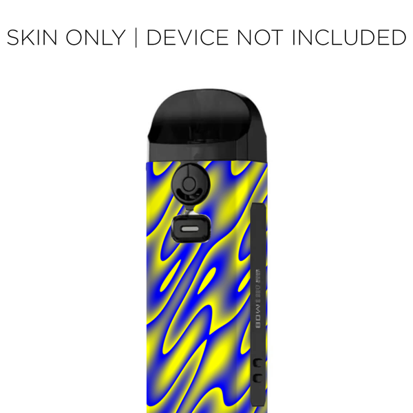 Neon Blue Yellow Trippy | Skin For Smok Nord 4 Discount