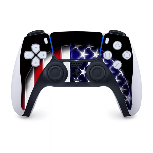 American Skull Flag In Skull | Skin For Playstation 5 Console For Cheap