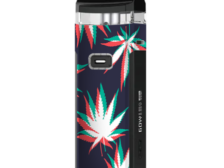 3D Holographic Weed Pot Leaf | Skin For Smok Nord X Sale