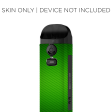 Lime Green Carbon Fiber Look | Skin For Smok Nord 4 Online