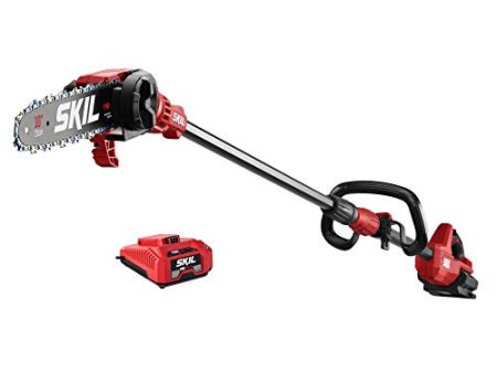 Skil PS4561C-10 CORE 40 Brushless 40V 10  Pole Saw, Includes 2.5Ah Battery and Auto PWR Jump Charger, Red Cheap