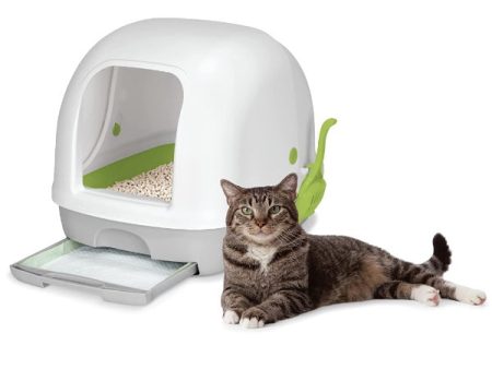 Purina Tidy Cats 21  White Breeze Hooded Starter Kit Litter Box on Sale