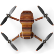 Red Deep Mahogany Wood Pattern | Skin For DJI Mavic Mini 2 Online now