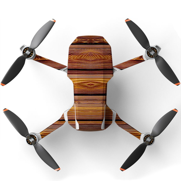 Red Deep Mahogany Wood Pattern | Skin For DJI Mavic Mini 2 Online now