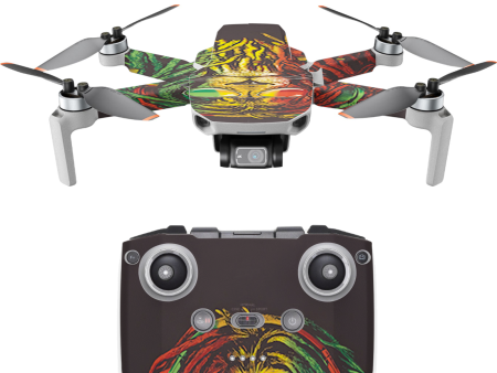 Rasta Dread Lion Irie | Skin For DJI Mavic Mini 2 on Sale