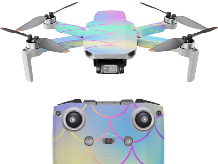 Pastel Colorful Mermaid Scales | Skin For DJI Mavic Mini 2 on Sale