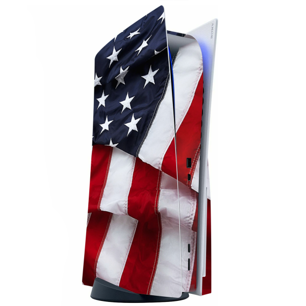 Us Flag Usa America | Skin For Playstation 5 Console Online Hot Sale