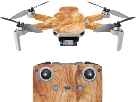 Marble Wood Design Cherry Mahogany | Skin For DJI Mavic Mini 2 For Sale