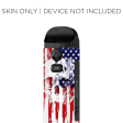 U.S.A. Flag Skull Drip | Skin For Smok Nord 4 Discount