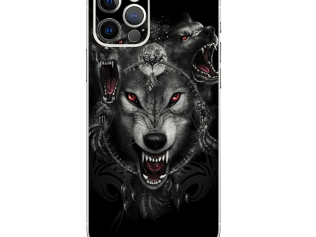 Angry Wolves Pack Howling | Skin For Apple iPhone 12 Pro Max Online now