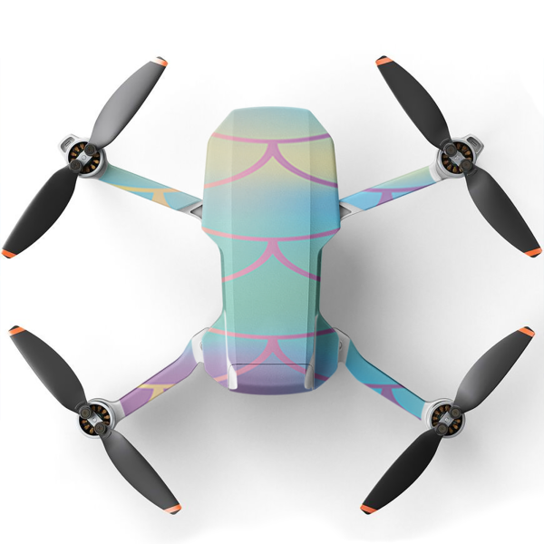 Pastel Colorful Mermaid Scales | Skin For DJI Mavic Mini 2 on Sale